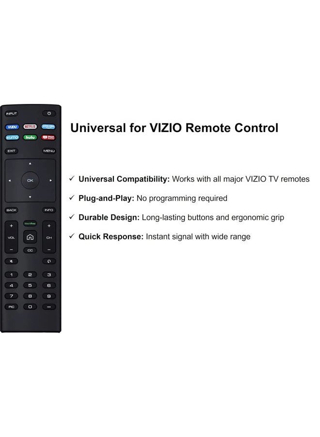 Elekpia XRT136 Watchfree Remote Control Replacement for VIZIO Smart TV - Image 3