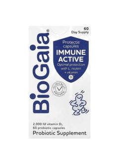 BioGaia BioGaia, Immune Active, Protectis® Capsules, 60 Capsules  - Image 1