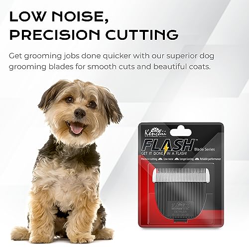 Kenchii Flash Clipper Blade (Fine Detailer) Only Compatible with Flash Clipper, Black & White - Image 3