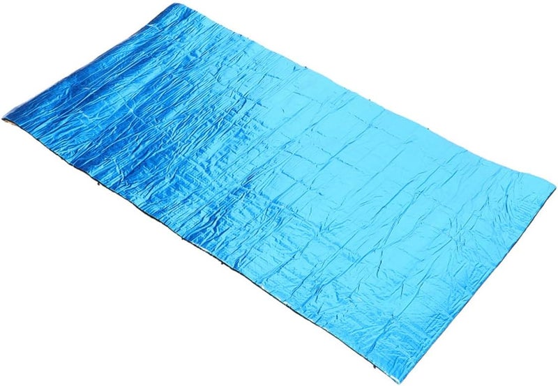 Ciieeo Car Heat Insulation Sound Deadening Mat 50x200cm Blue Aluminum Foil Self-Adhesive Thermal Barrier Pad for Automotive Hood Noise Reduction and Engine Sound Absorption - Image 1