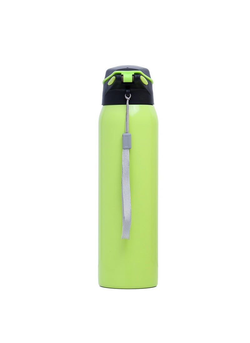 Eazy Kids Double Wall Insulated School Water Bottle - Green, 500Ml  - Image 2