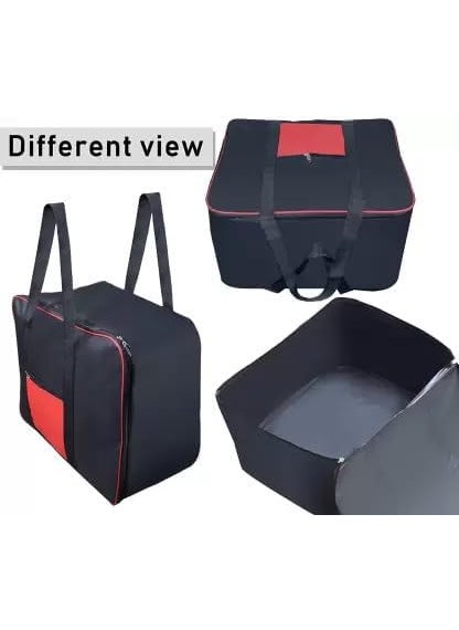 Perpetual Perpetual Organisers Storage Box For Clothes Non Woven MultiPurpose Large Size Under Beded Storage Bag For Blanket Bedsheets And Dresses With Zipper Closure Pack2 A  - Image 3