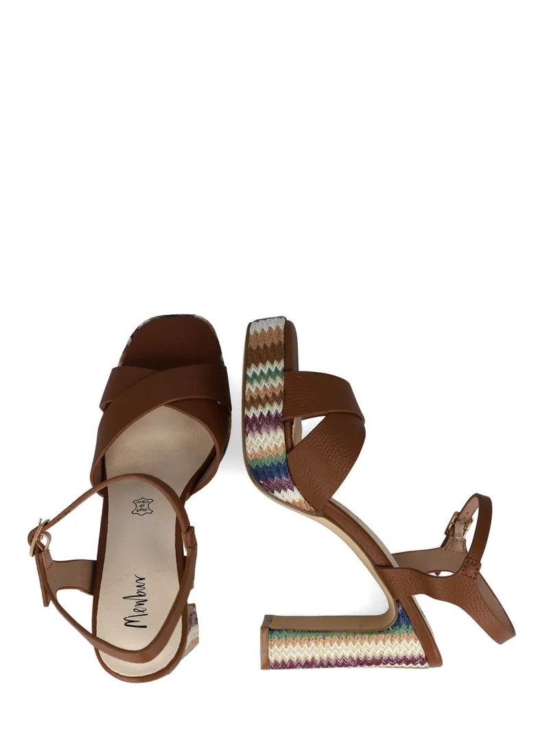 MENBUR Ankle Strap High Heel Sandals