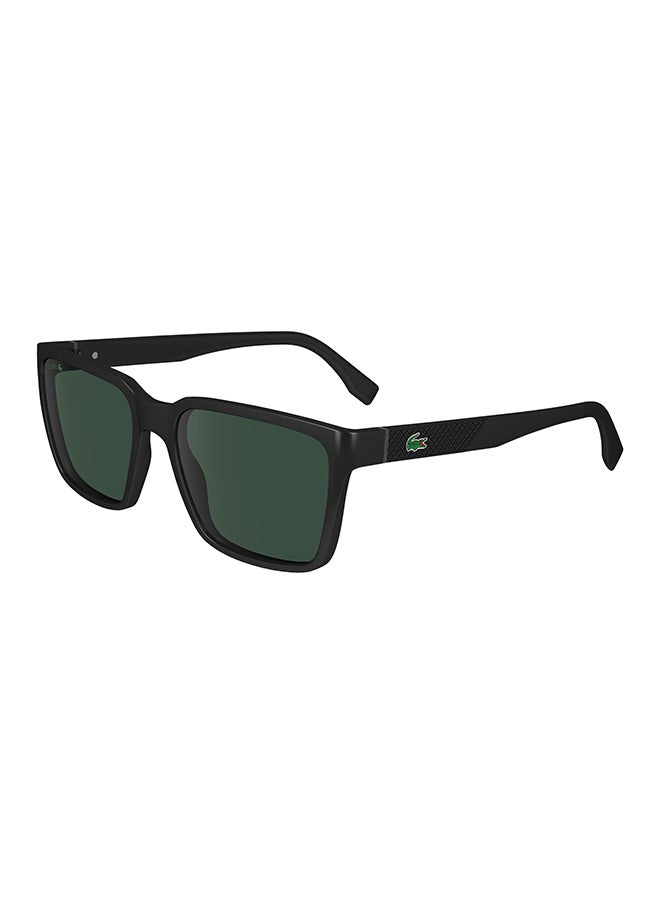LACOSTE - Men's UV Protection Rectangular Sunglasses - L6011S-001-5618 - Lens Size: 56 Mm - Image 1