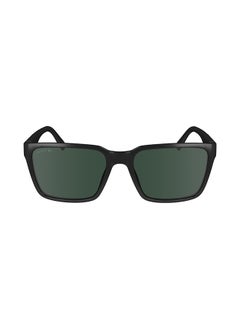 LACOSTE Men's UV Protection Rectangular Sunglasses - L6011S-001-5618 - Lens Size: 56 Mm  - Image 1