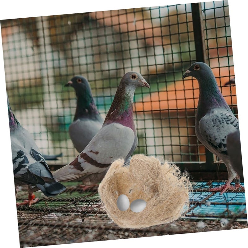 **POPETPOP 2 أكياس من مواد تعشيش طبيعية للطيور، مناسبة للببغاوات والحمام، ومفروشة من الجوت لتعشيش والاختباء، مستلزمات آمنة وموثوقة للطيور** - Image 5