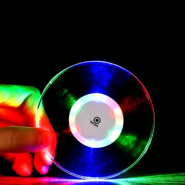 Y&D High-Quality Acrylic LED Car Coasters – Non-Slip, Waterproof, Heat-Resistant Reusable Drink Coasters for Barware, Cars & Home - Image 2