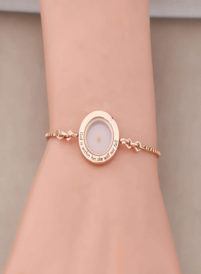 FAADBUK Christian Mustard Seed Bracelet Christian Gift Psalm 46:5 God Is Within Her She Will Not Fall Mustard Seed Jewelry Bracelet Religious Gift Jewelry - Image 3