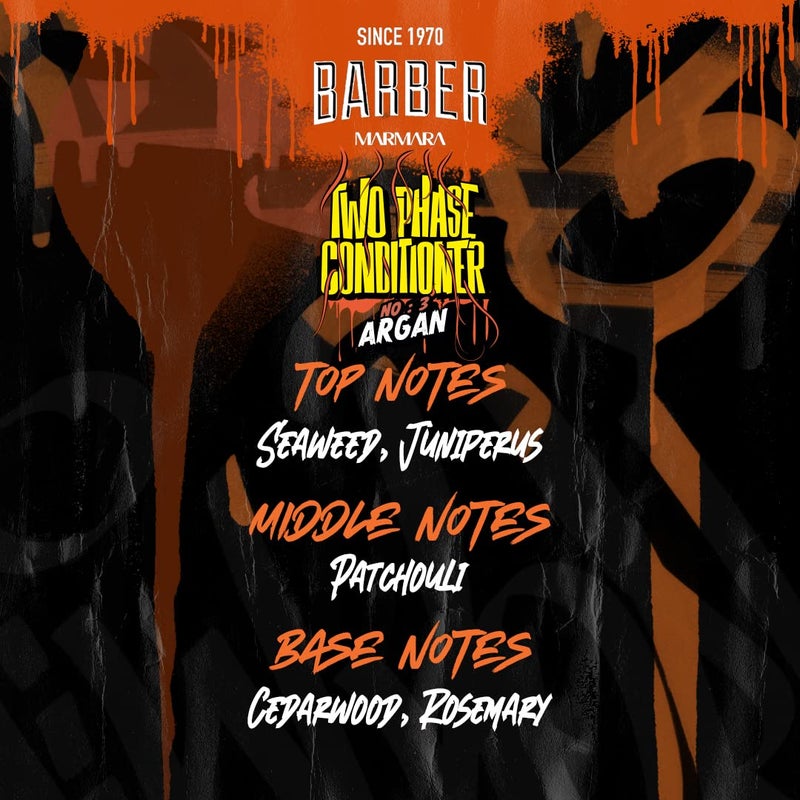 barber marmara بخاخ بلسم باربر مارمارا للرجال رقم 3 أركان 500 مل علاج للعناية بالشعر التالف، حماية من الحرارة، فك تشابك، مضاد لتقصف الأطراف، لمعان، رائحة خشبية - Image 3