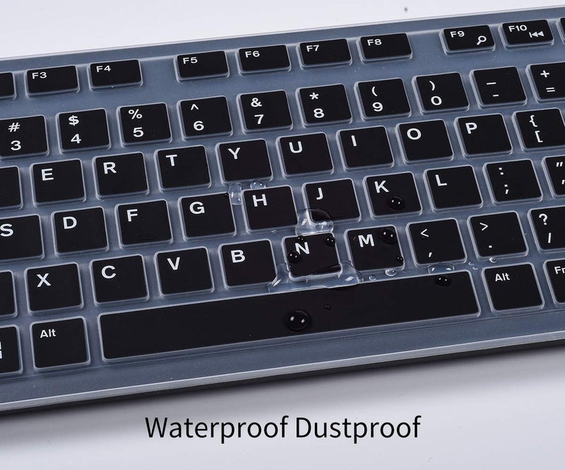 CaseBuy Keyboard Cover for DELL KB216 KB216b KB216t KB216d KB216p Wired & KM636 & Dell Optiplex 5250 3050 3240 5460 7450 7050 & Dell Inspiron AIO 3475/3670/3477 All-in one Desktop Keyboard -Black - Image 5