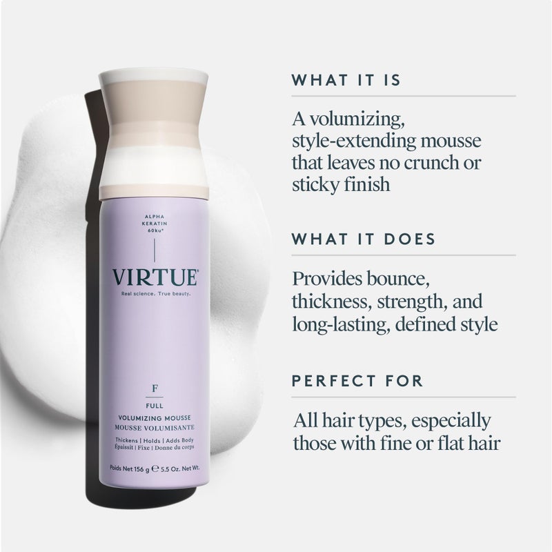Virtue Full Volumizing Hair Mousse - Image 2