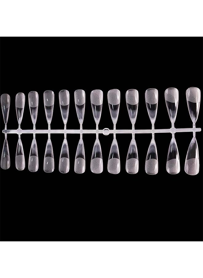GLOBAL FASHION 504 Pieces  Long-Lasting, Natural-Looking Nail Extensions  Professional (Stiletto)  - Image 4