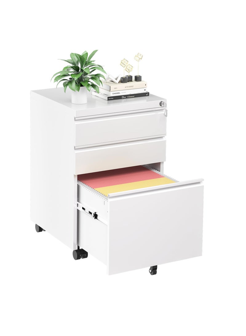 KNP KNP Roller Wheel Cabinet Drawer White colour Perfect for repairing or upgrading drawer systems - Image 2