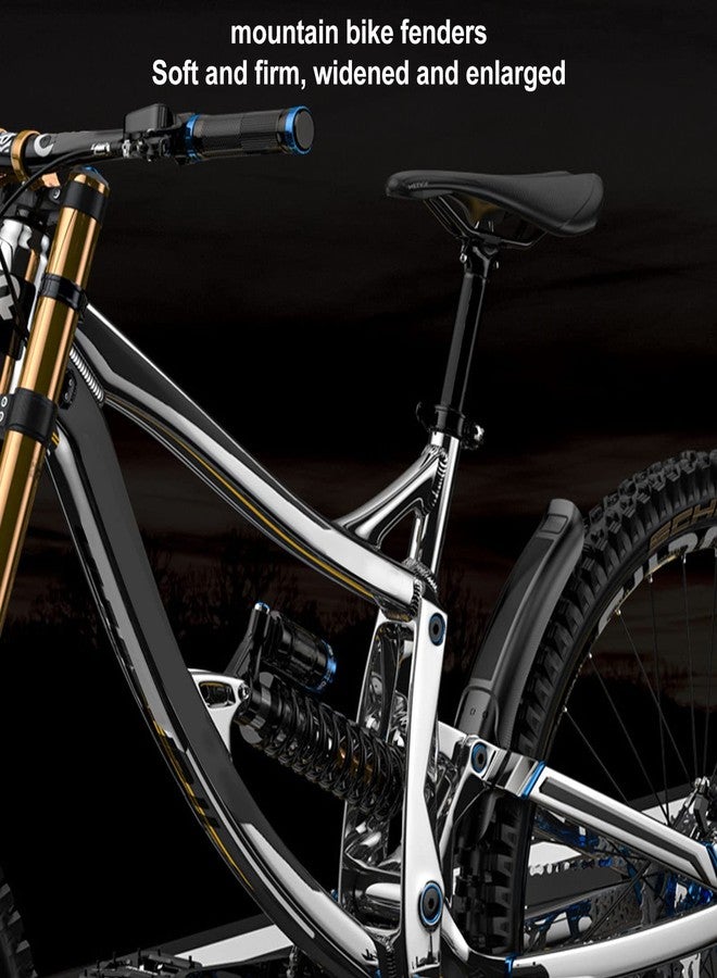 EVTSCAN 2Pcs Mountain Bike Fender Set Universal Lengthened Hard Shell Plastic and Resin Bike Mud Guards for Outdoor Riding - Image 4