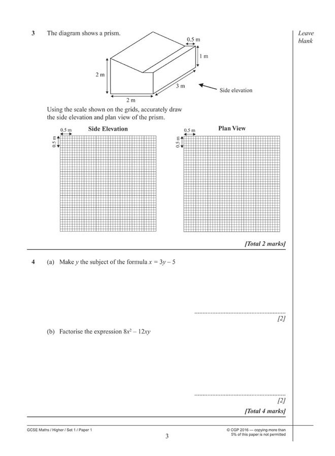 أوراق عمل الرياضيات GCSE Edexcel: المستوى المتقدم - لدورة الصف 9-1 - Image 5