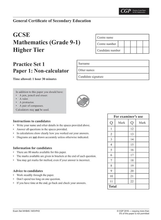 أوراق عمل الرياضيات GCSE Edexcel: المستوى المتقدم - لدورة الصف 9-1 - Image 3