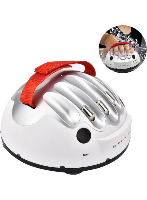 Micro Electric Shocking Lie Detector Tricky Novelty Game Interesting Polygraph Test Truth Or Dare Party Game Console , White