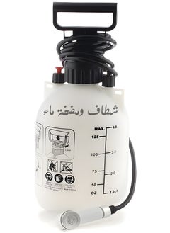 Cady One Portable manual shattaf and water pump for trips and camping, 4 liters, with a 3 meter long water bidet.  - Image 1