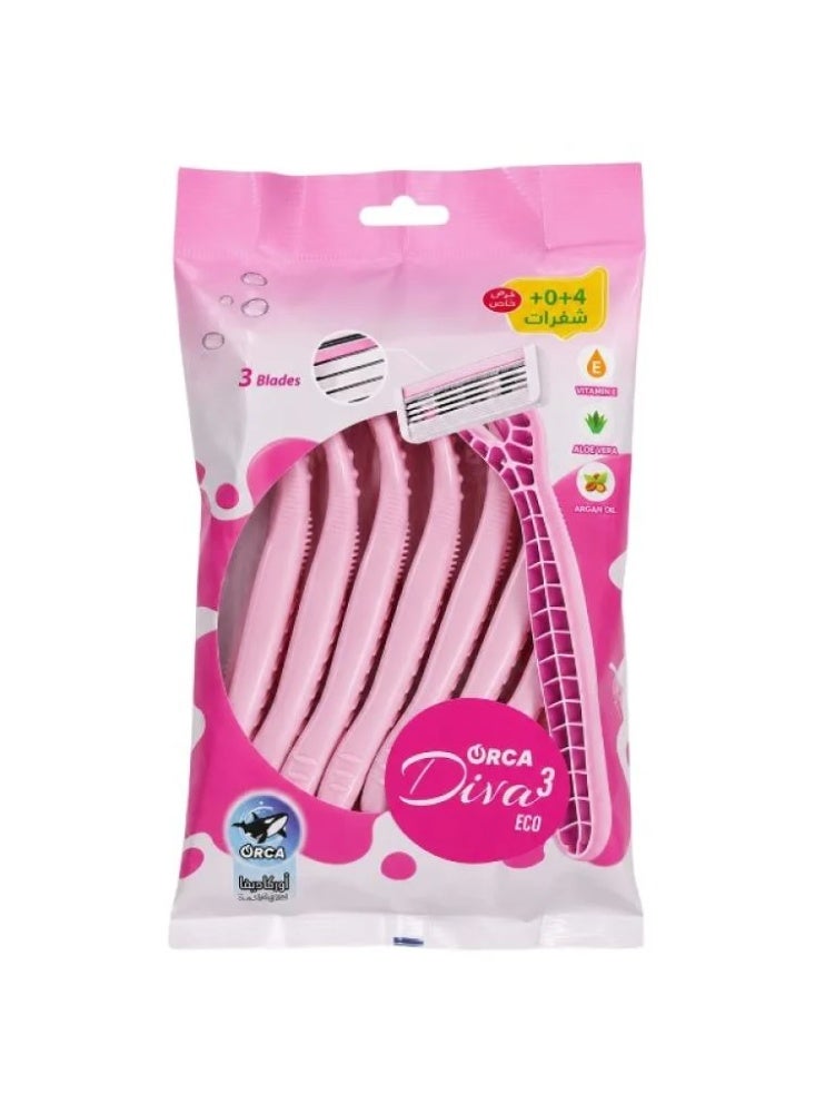 ORCA Eco 3 Blade Women's Razor - 10+4 - Image 1