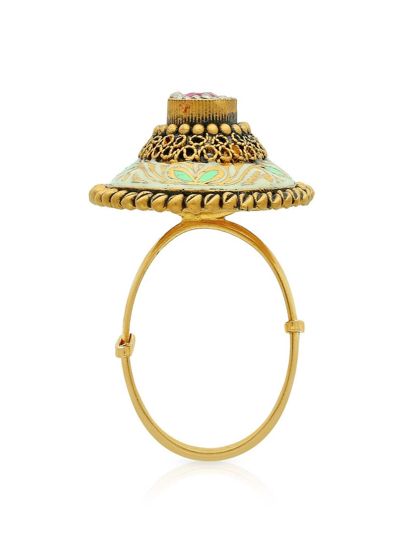 Malabar Gold and Diamonds - 22 Carat 916 Purity Yellow Gold Ring RG3888410Y12 For Women - Image 1