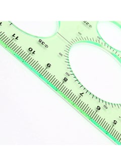Oasisgalore 3PCS Circle Geometry Templates - Geometric Rulers for Drawing & Drafting (3 Styles)  - Image 2