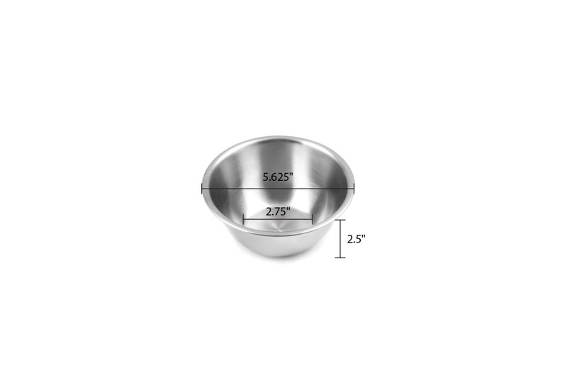 Fox Run Brands 1/2-Quart Stainless Steel Mixing Bowl, Silver - Image 2