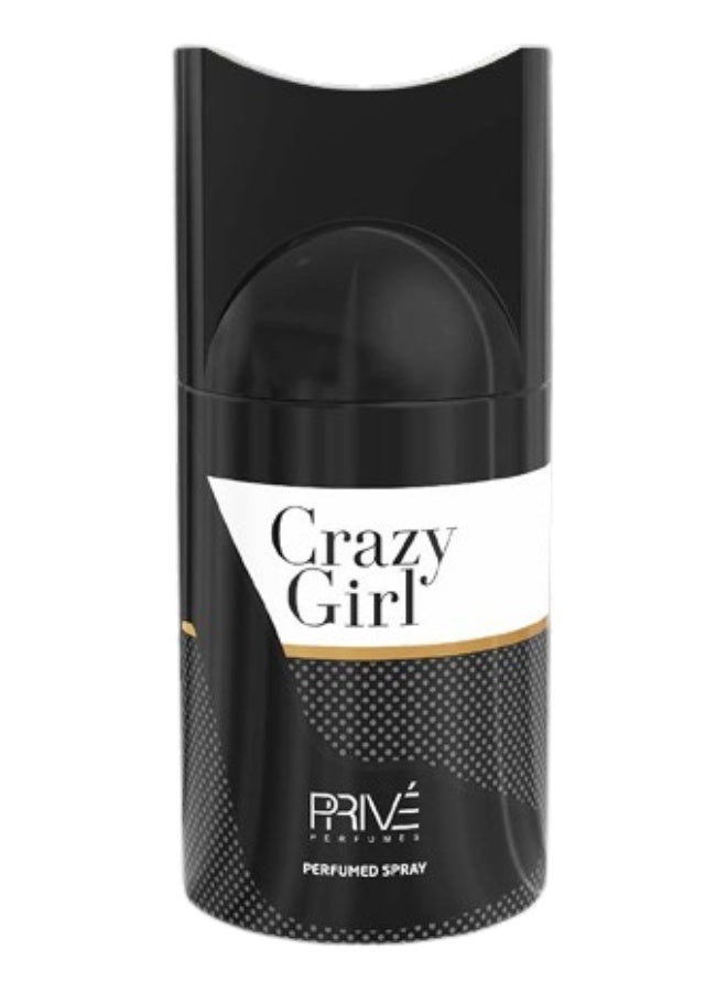 PRIVE 10 Pieces Crazy Girl Body Spray 250ML - Image 1