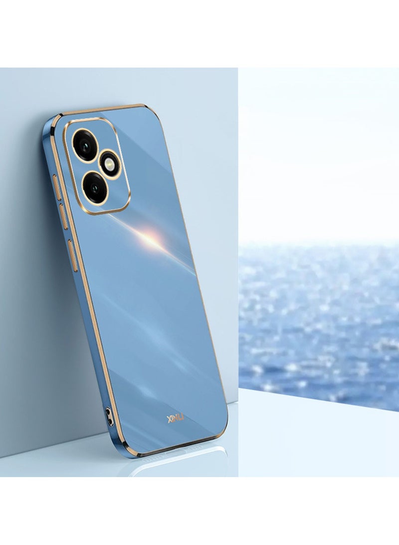 SanHu for Honor 400 LITE Case, Plating Soft Back Cover, Raised Full Camera Protection, Slim Thin TPU Mobile Phone Case for Honor 400 LITE, Blue