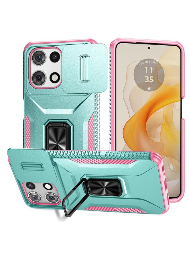 اس-توب جراب لهاتف Motorola Moto G 5G 2025 مع حامل كاميرا منزلق - Image 1