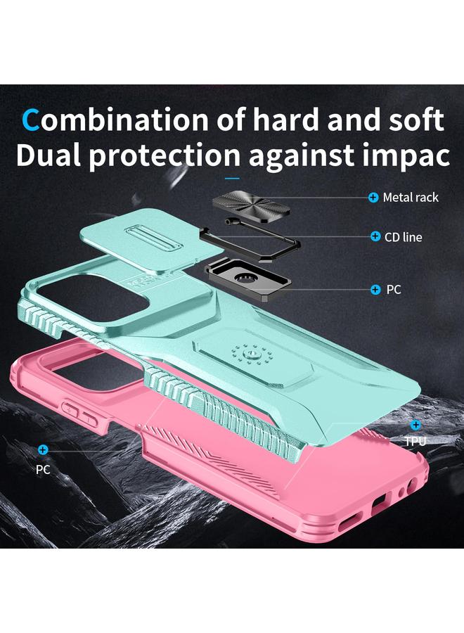 اس-توب جراب لهاتف Motorola Moto G 5G 2025 مع حامل كاميرا منزلق - Image 3