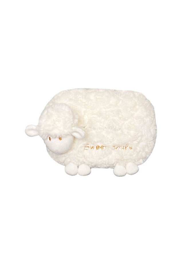 Car Tissue Box - Creative and Adorable Hanging Tissue Holder for Car Armrest Box, Decorative with Soft Sheep Wool - like Material - Image 1