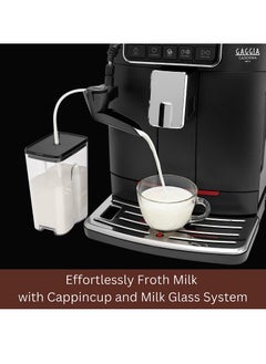 GAGGIA Gaggia | Cadorna Milk | Bean To Cup Espresso and Coffee Machine | Made In Italy | 2 Years UAE Warranty | Black  - Image 4