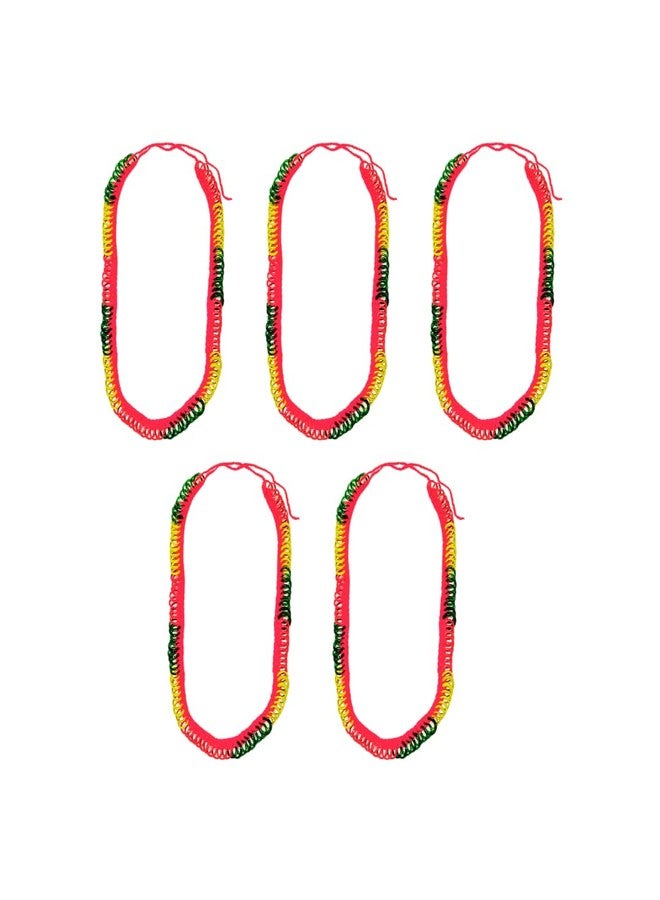 SRI YAGNAA - Pack of 5 - Chitti Gajula Mala - Chitti Gajula mala 108 bangles - Chitti Gajula Mala for Pooja Purpose - Miniature Bangles Mala for Varalakshmi Pooja - Chota Kangan Mala for Pooja - Image 1