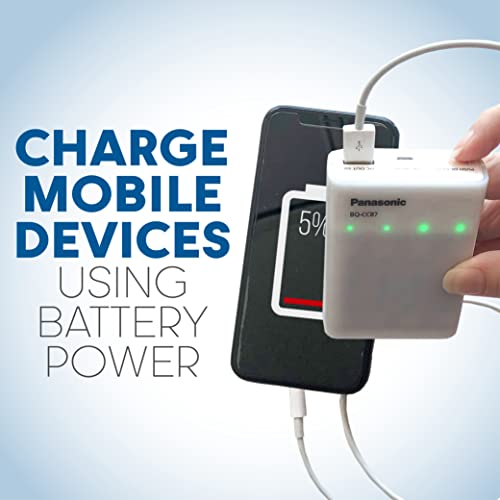 eneloop Panasonic BQ-CC87ABBA eneloop Advanced Individual Battery Charger with Portable Charging Technology, White - Image 5