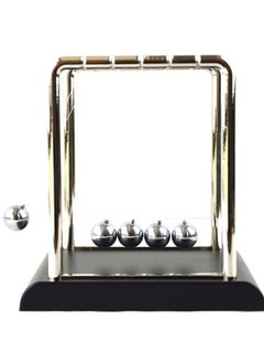 General Newton’s Cradle Ball Pendulum Classic Square Balance Balls Black Base Student Gift Physics Science Stress Relief Toy  - Image 1