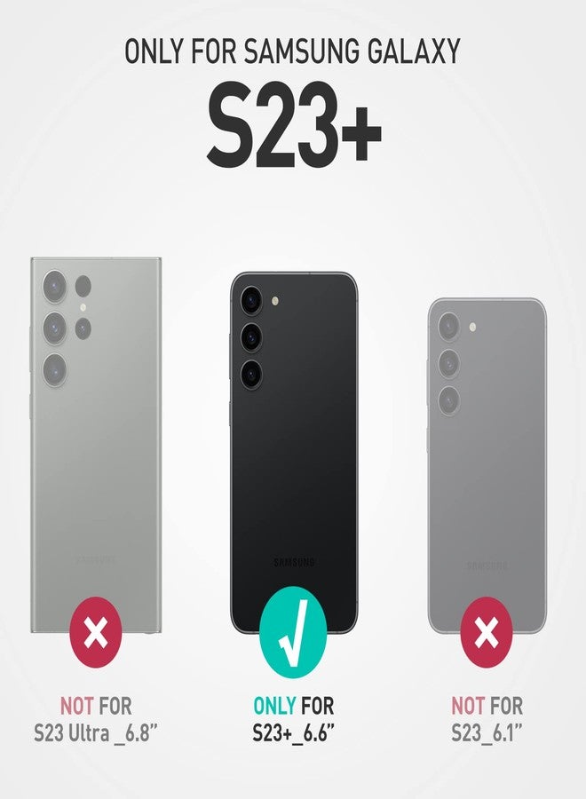 سوبكيس جراب SUPCASE [سلسلة Unicorn Beetle Pro] مصمم لهاتف Samsung Galaxy S23 Plus 5G (إصدار 2023)، جراب متين مزدوج الطبقات يغطي كامل الجسم مع مسند، بدون واقي شاشة مدمج - أسود - Image 2