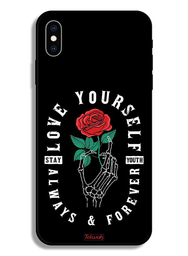 Tolwak Apple iPhone XS Max Protective Case Love Yourself Always - Image 2