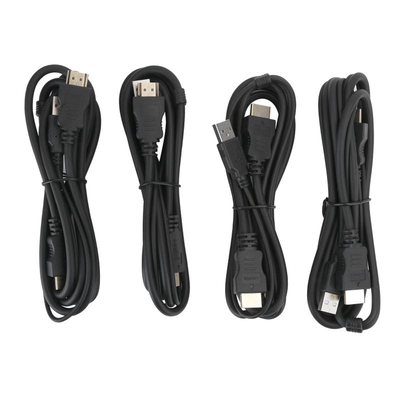 HDMI KVM Switcher Box 4 Port Computer Host 4-in-1-out 4K HD USB Sharing Printer Mouse 401H - Image 1