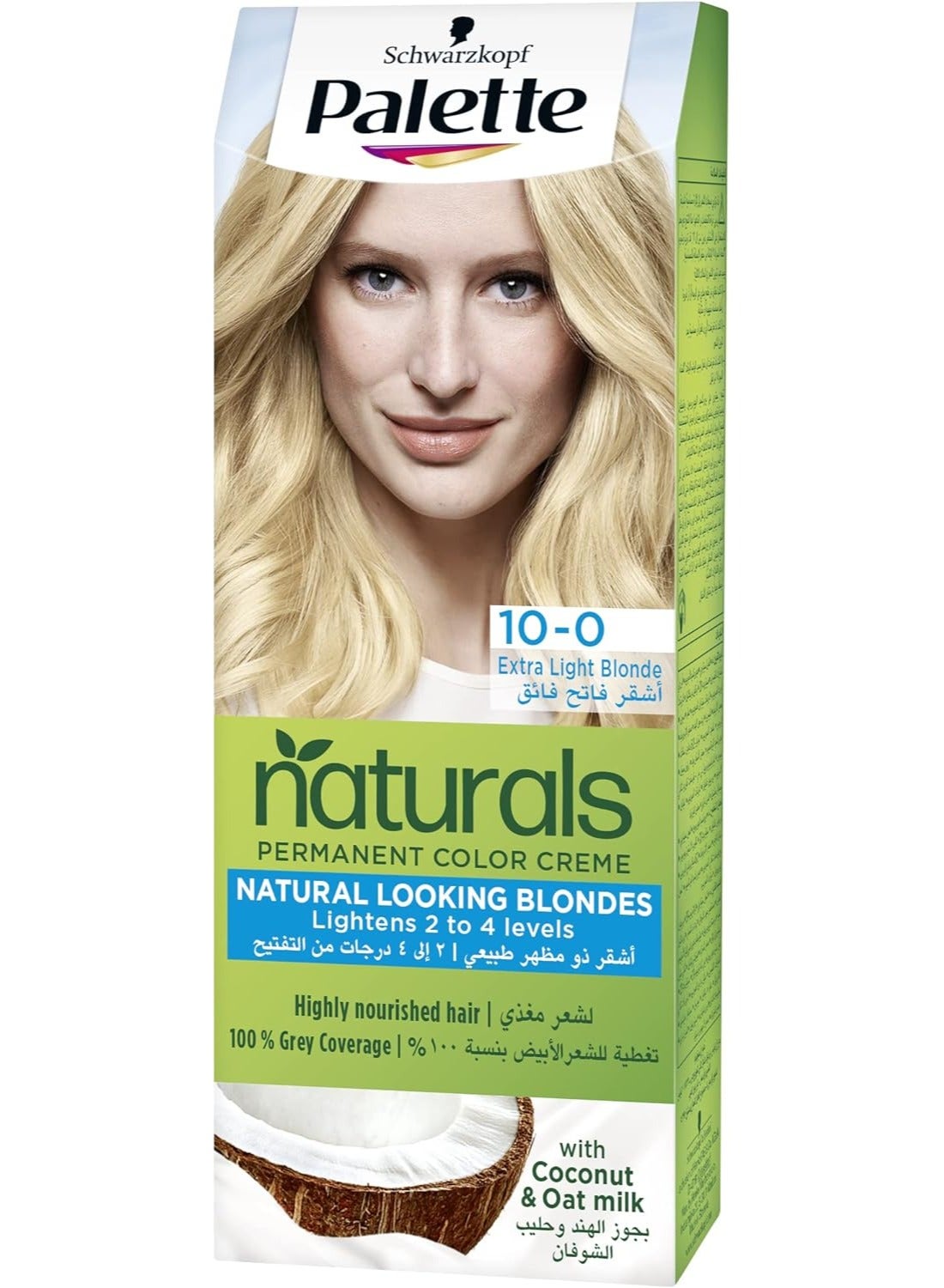 Palette naturals 10-0 extra light blonde 110ML