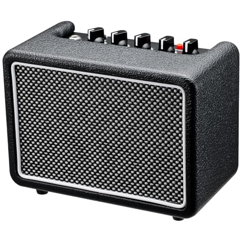 IRUYEE 10W*1 Mini Guitar Amplifier, Electric Guitar Amp with Clean/Drive Channel, 6H Working, 3.5mm Headphone/AUX Jack, USB-C Rechargeable, Wireless Portable Amp for Indoor Practice, Traveling - Image 1