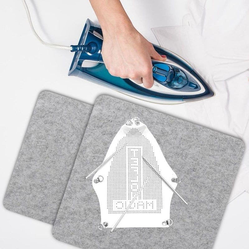 Zenith Teflon Iron Shoe Cover | Iron Plate Protector for Steam Iron | Heat-Safe Teflon Ironing Shoe, Iron Protection Sheet for Clothes & Laundry Board | White - Image 4