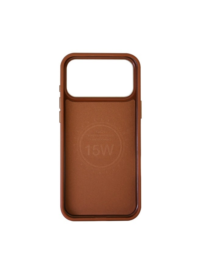 AIRITY iPhone 17 Pro Max MagSafe Case Brown – Airity Kadi Slim Hard Protective Cover - Image 3