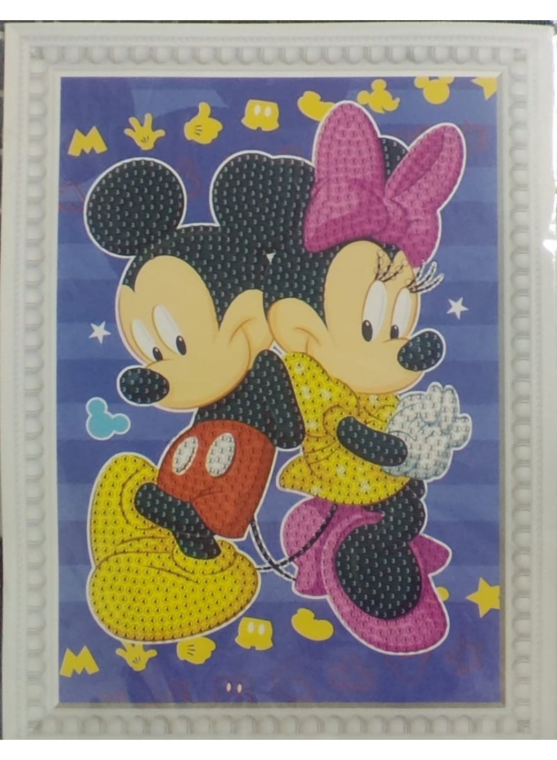 Disney Diamond Painting: Turn your moments into a magical artistic experience with diamond painting – a hobby that combines fun and focus, giving you a sense of accomplishment with every piece you create. Mickey Mouse Painting - Image 3