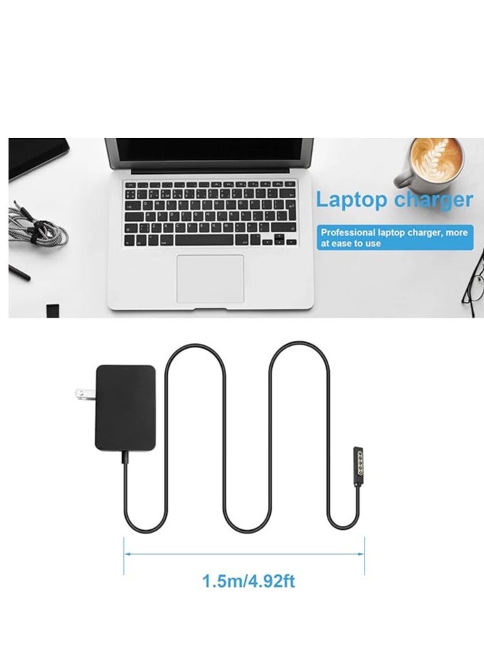 Terabyte 12V 2A AC Adapter Power Supply Charger for Microsoft Surface Windows RT Model 1512 Tablet, - Image 4