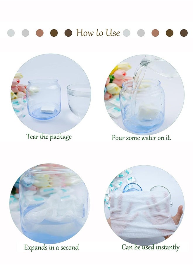 Lemon Compressed Towel  Set, Towels and Towel Sets Essentials for Travel,Tablets Disposable,  Washcloths for Portable Reusable Coin Bath Towels for Hotel Camping Hiking Sports Beauty Salon Towels Set  - Image 4
