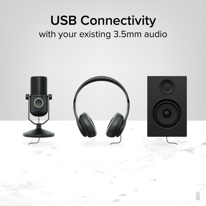 Plugable USB Audio Adapter with 3.5mm Speaker-Headphone and Microphone Jack, Add an External Stereo Sound Card to Any PC, Compatible with Windows, Mac, and Linux - Driverless - Image 5