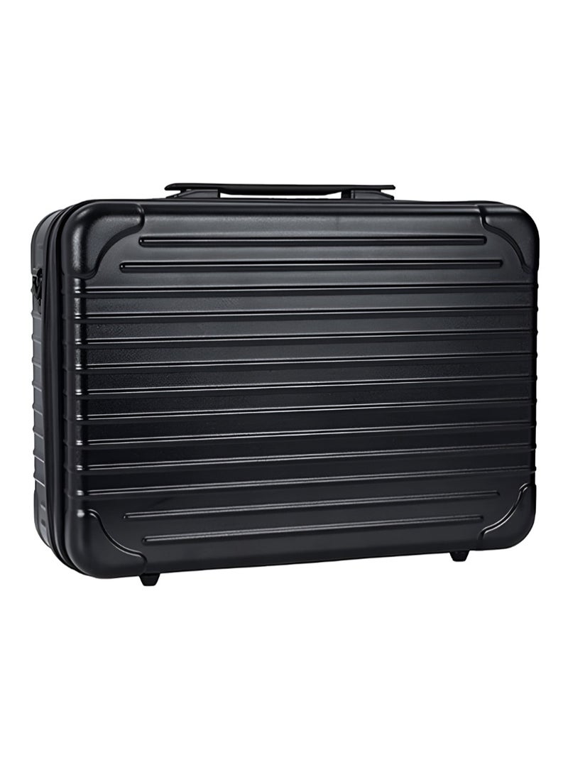 Globalstar Portable Black Makeup Bag - Professional Makeup Train Case & Travel Organizer - Image 2