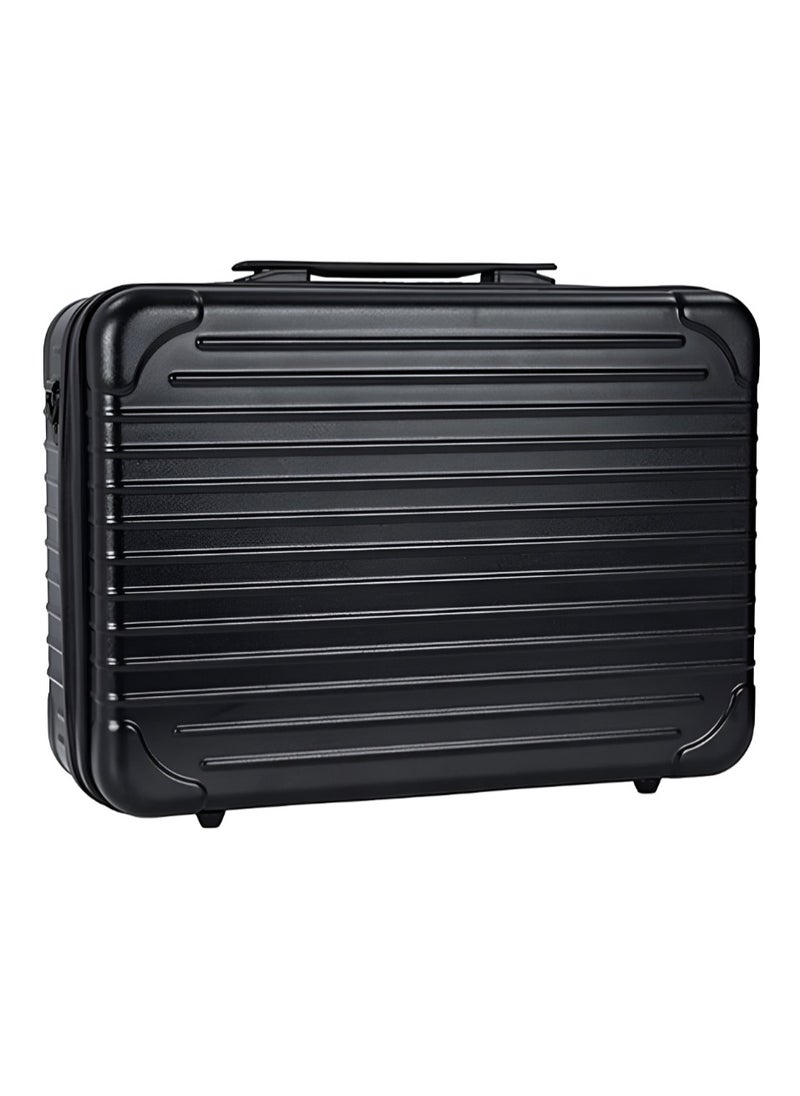 globalstar Globalstar Portable Black Makeup Bag - Professional Makeup Train Case & Travel Organizer  - Image 1
