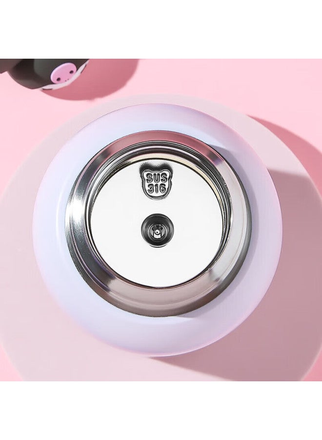 Beddybear Open-smiling Double-drinking Lid Children's Insulated Cup With Straw, 316 Stainless Steel Large Capacity Thermos 600ml Kuromi - Image 3