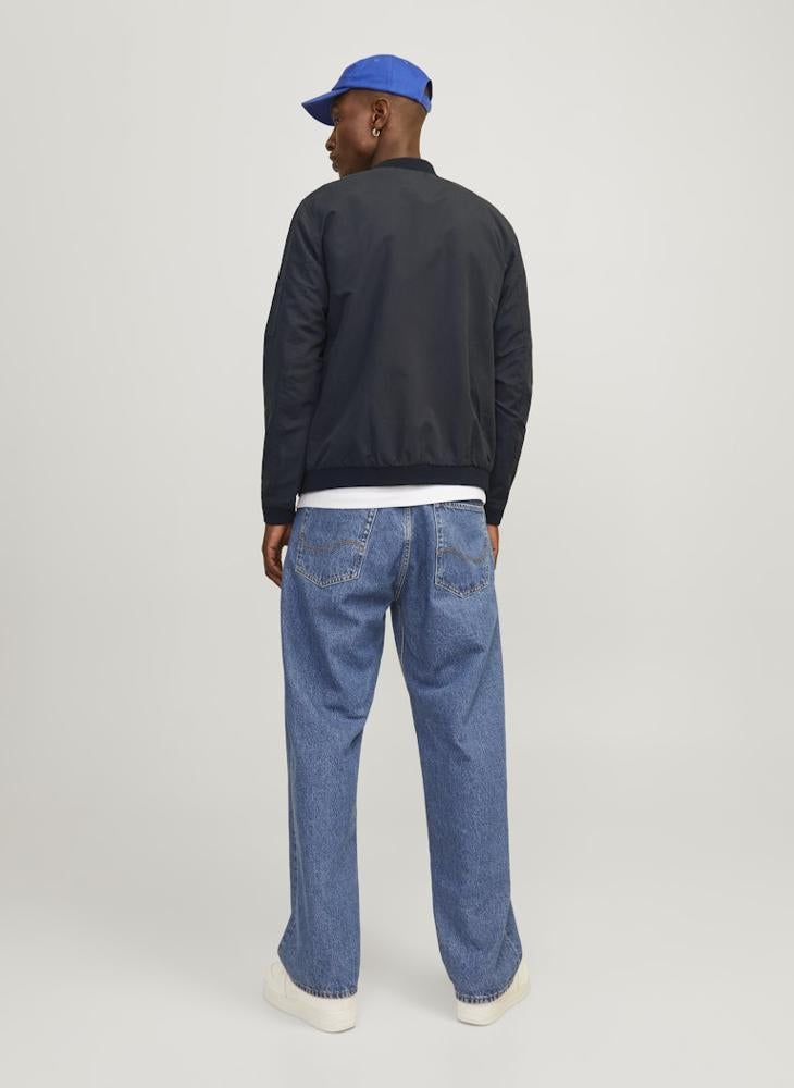 JACK & JONES Solid Regular Fit Bomber Jacket - Image 2